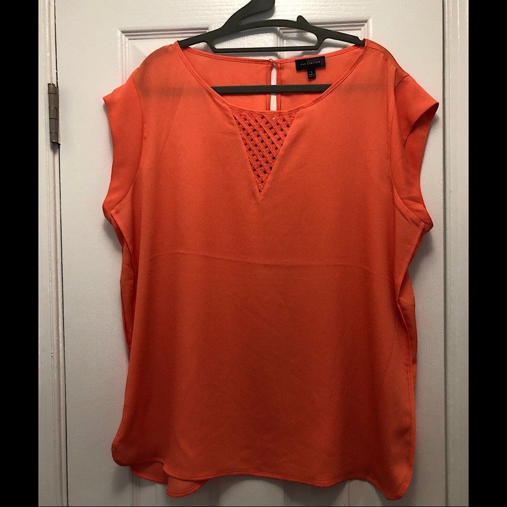 Orange Blouse - The Limited